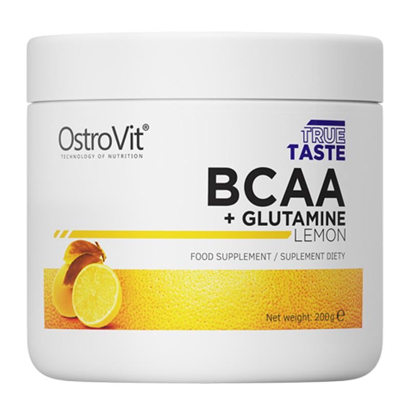 Амінокислоти OstroVit BCAA + Glutamine 200 г Лимон (08464-01)