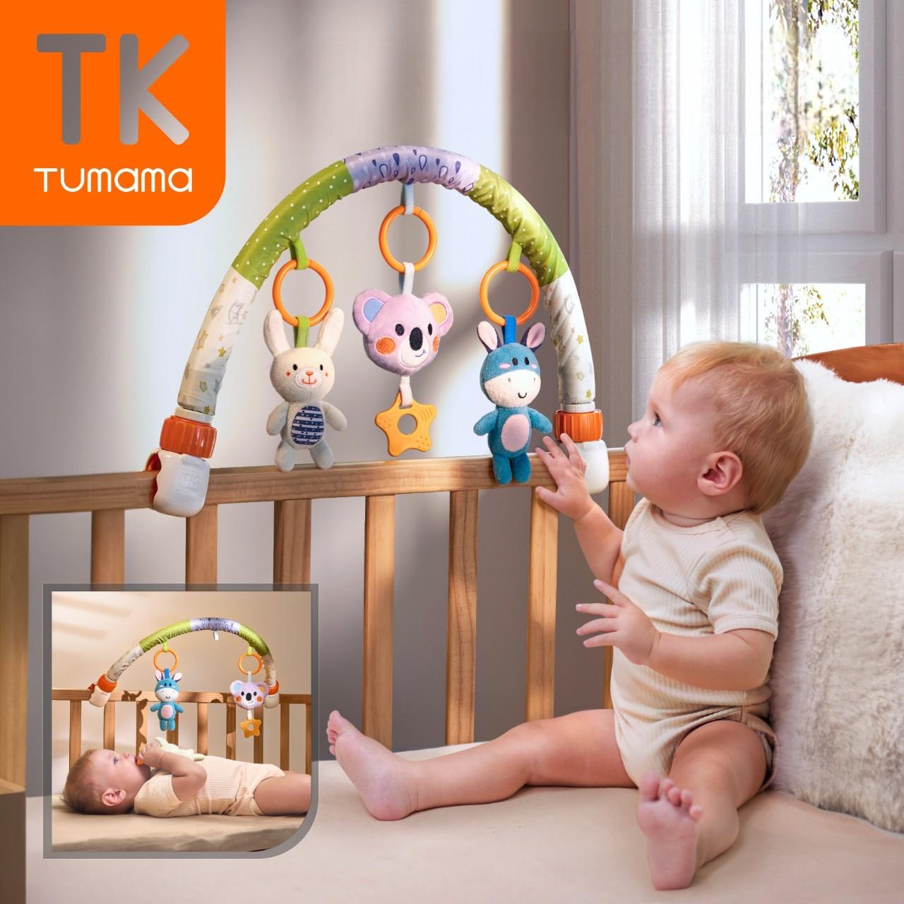 Дуга розвивальна Tumama з підвісними іграшками для коляски універсальна Різнокольоровий (27283950) - фото 2 Дуга розвивальна Tumama з підвісними іграшками для коляски універсальна Різнокольоровий (27283950) - фото 2