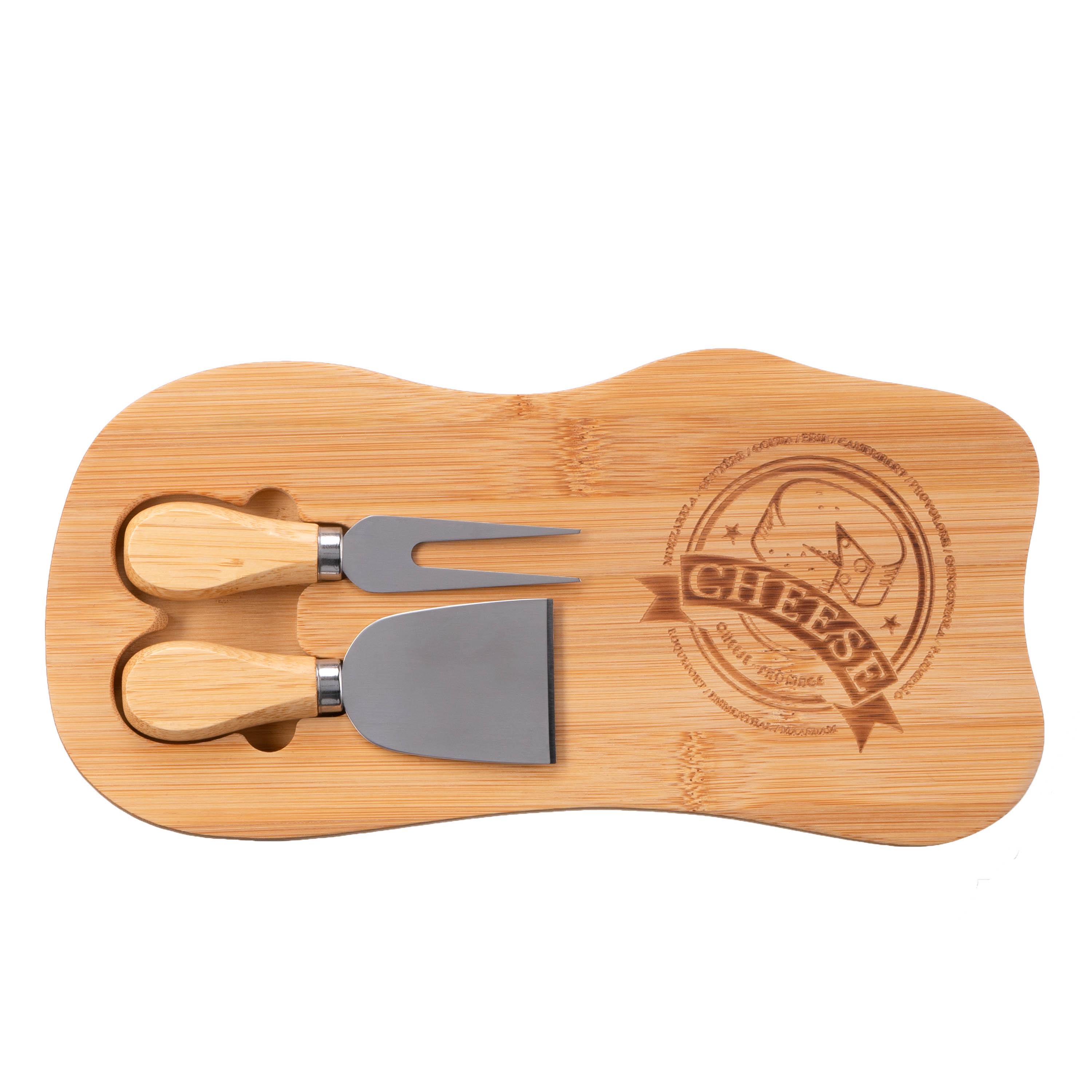 Набор для подачи сыра Ardesto AR0921 Midori бамбук 28х14х2 см (74cb67c3) - фото 3