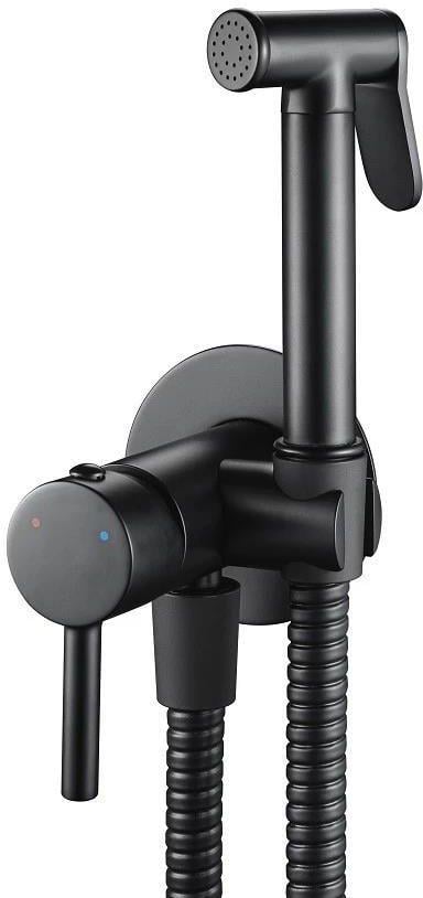 Смеситель для биде Rea Loop Black Mat (B8978)