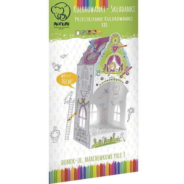 Раскраска конструктор 3D Зайкин Дом (Monumi) 8127MPD-000403 - фото 3 Раскраска конструктор 3D Зайкин Дом (Monumi) 8127MPD-000403 - фото 3