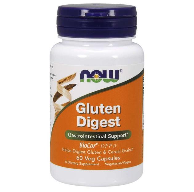 Пищеварительные ферменты NOW Foods Gluten Digest 60 Veg Caps