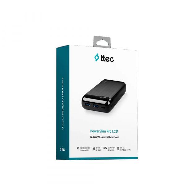 Повербанк Ttec 20000 mAh LCD PD Black (2BB186S) - фото 5