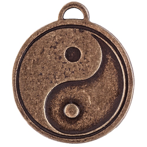 Амулет Amulets of the World Інь-Ян2,5x2,5x0,3 см Бронзовий (t07006)