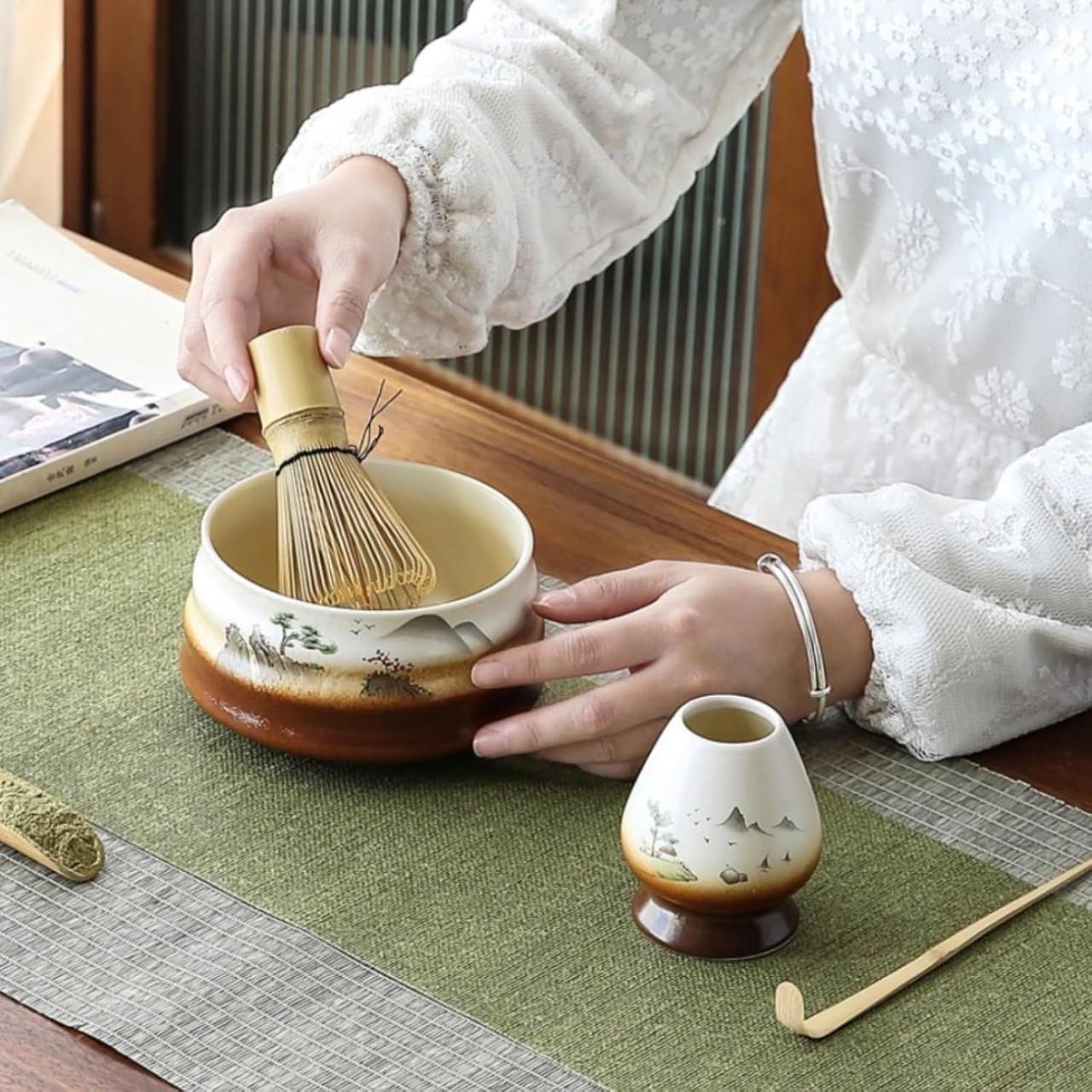 Набір аксесуарів для приготування матча чаю Japanese Landscape 4 предметів (JP2) - фото 9 Набір аксесуарів для приготування матча чаю Japanese Landscape 4 предметів (JP2) - фото 9