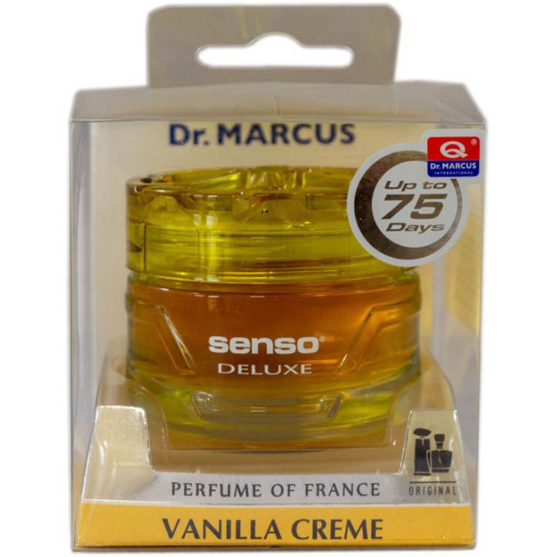 Ароматизатор Dr. Marcus Senso Deluxe Vanilla Creme банка з гелем під сидіння (075519)