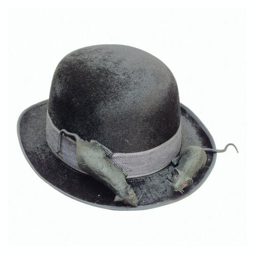 Шляпа Мышиный барон Seta Decor 18-956BLK