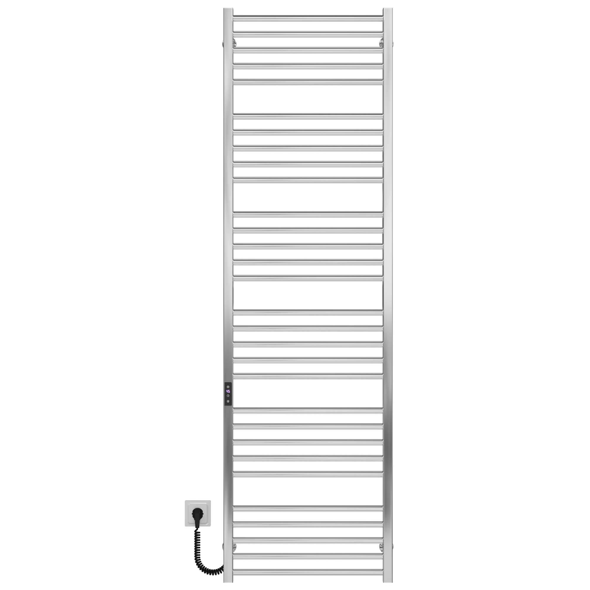 Рушникосушарка електрична Deffi Lima П30 JD04 ліве підключення нержавіюча сталь 600х1800 мм Хром (A.LI.180.60.30.E.C.L.2)