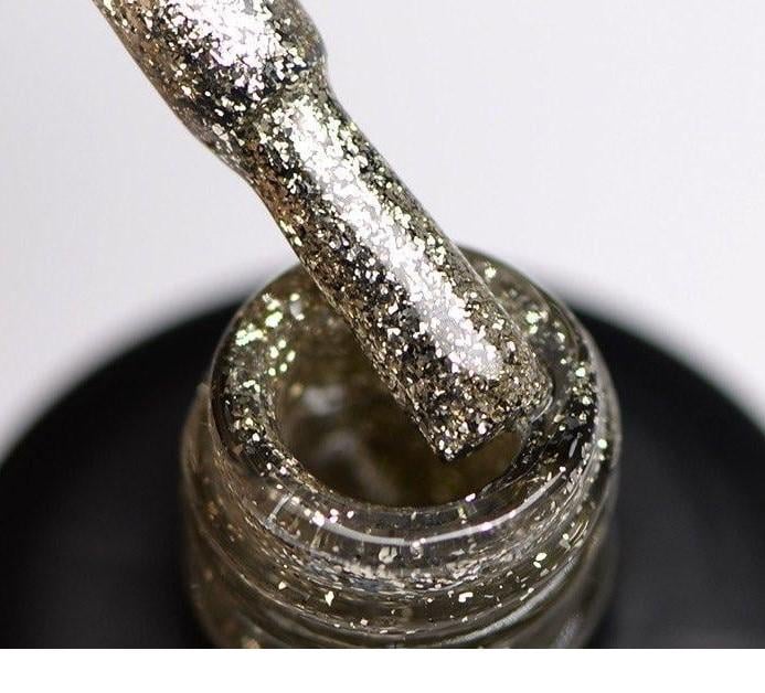 Гель-лак GLOSS 422 с микроблеском 11 мл Белое золото (73217)