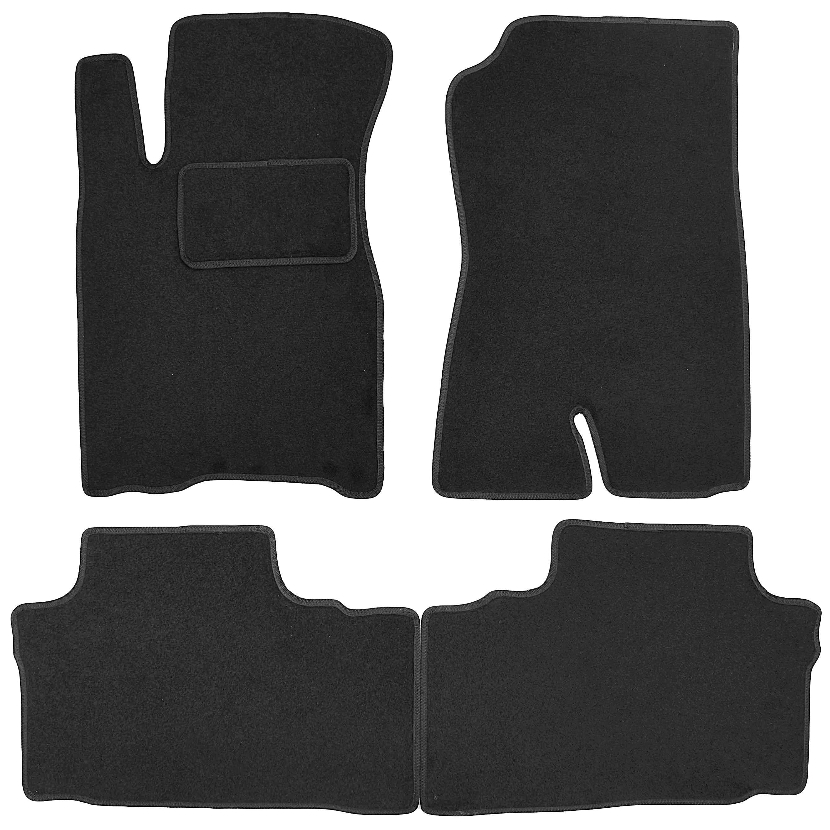 Коврики в салон для Great Wall Hover/Haval H6 '12- Стандарт текстильные Черный