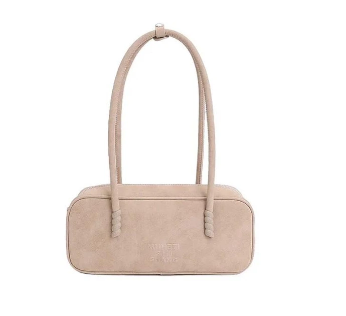 Сумка-багет женская из экокожи Beige (M17255-3) Сумка-багет женская из экокожи Beige (M17255-3)