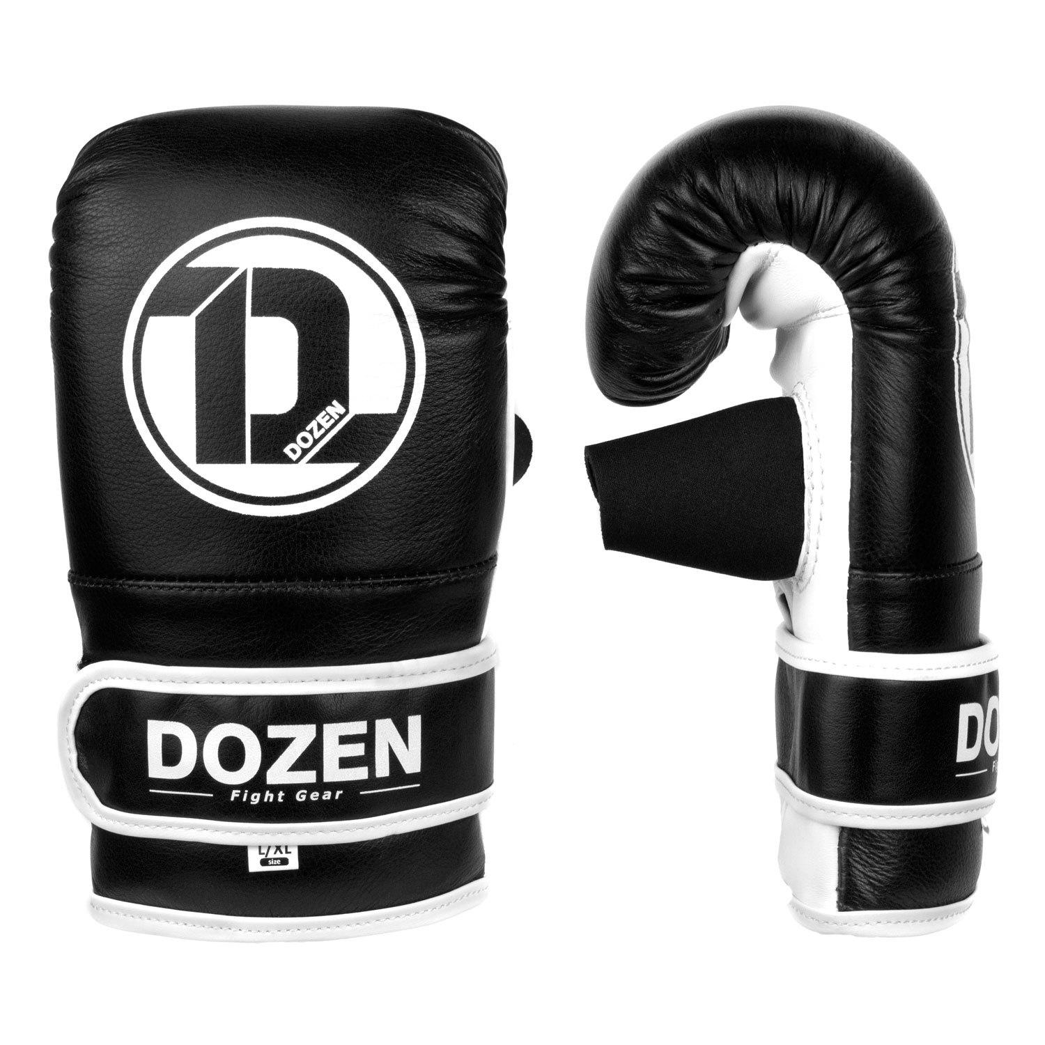 Снарядные перчатки Dozen Soft Pro Bag Gloves S/M Черно-белый - фото 2 Снарядные перчатки Dozen Soft Pro Bag Gloves S/M Черно-белый - фото 2
