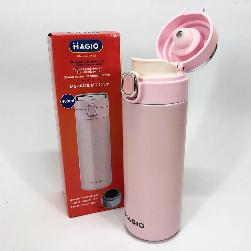 Термос Magio MG-1047P SMART вакуумний 400 мл Pink (23252105) - фото 7