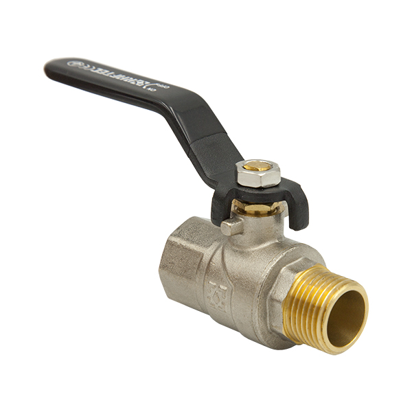 Кран шаровой Raftec PN40 ЗВ 1 1/2'' Black (DRH51)