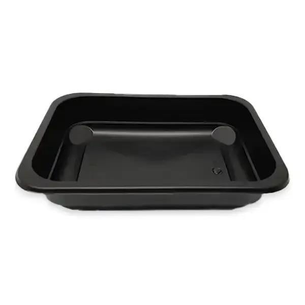 Ланч-бокс одноразовый односекционный Т-1 РР 187х137х48 50 шт. Черный (LB-0004)