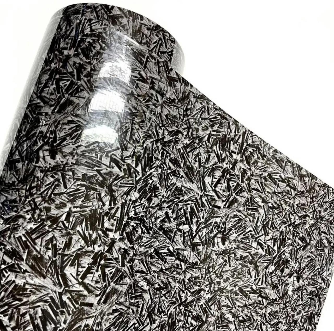 Плівка СONGSHANG під кований ломаний карбон супер глянець 50x150 см (1924774885)