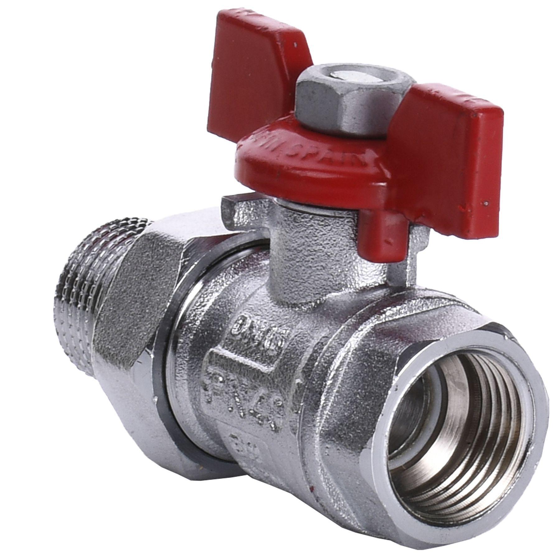 Кран кульовий прямий з американкою ARCO 1/2″ TURIA 0117208 (GSR-000004844) - фото 3 Кран кульовий прямий з американкою ARCO 1/2″ TURIA 0117208 (GSR-000004844) - фото 3