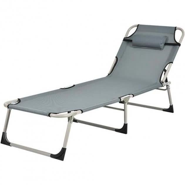 Раскладушка туристическая MD15974 с ножками 180х60х30 см (28796846)