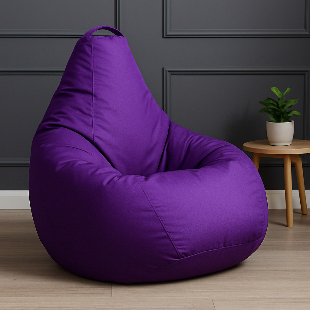 Кресло-мешок без внутреннего чехла SOFTLAND 110х80 см Фиолетовый (KM_038) - фото 1