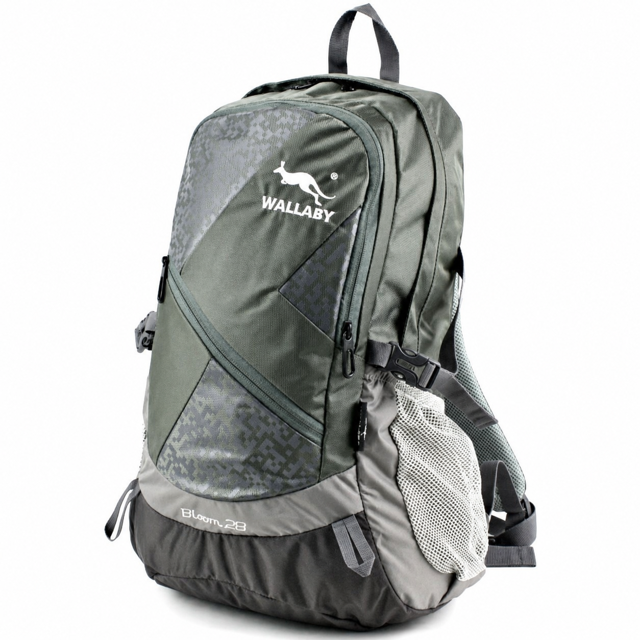 Рюкзак велосипедний Wallaby Bloom 28 з дихаючою спинкою 28 л 24х45х16 см Сірий (3153884986)