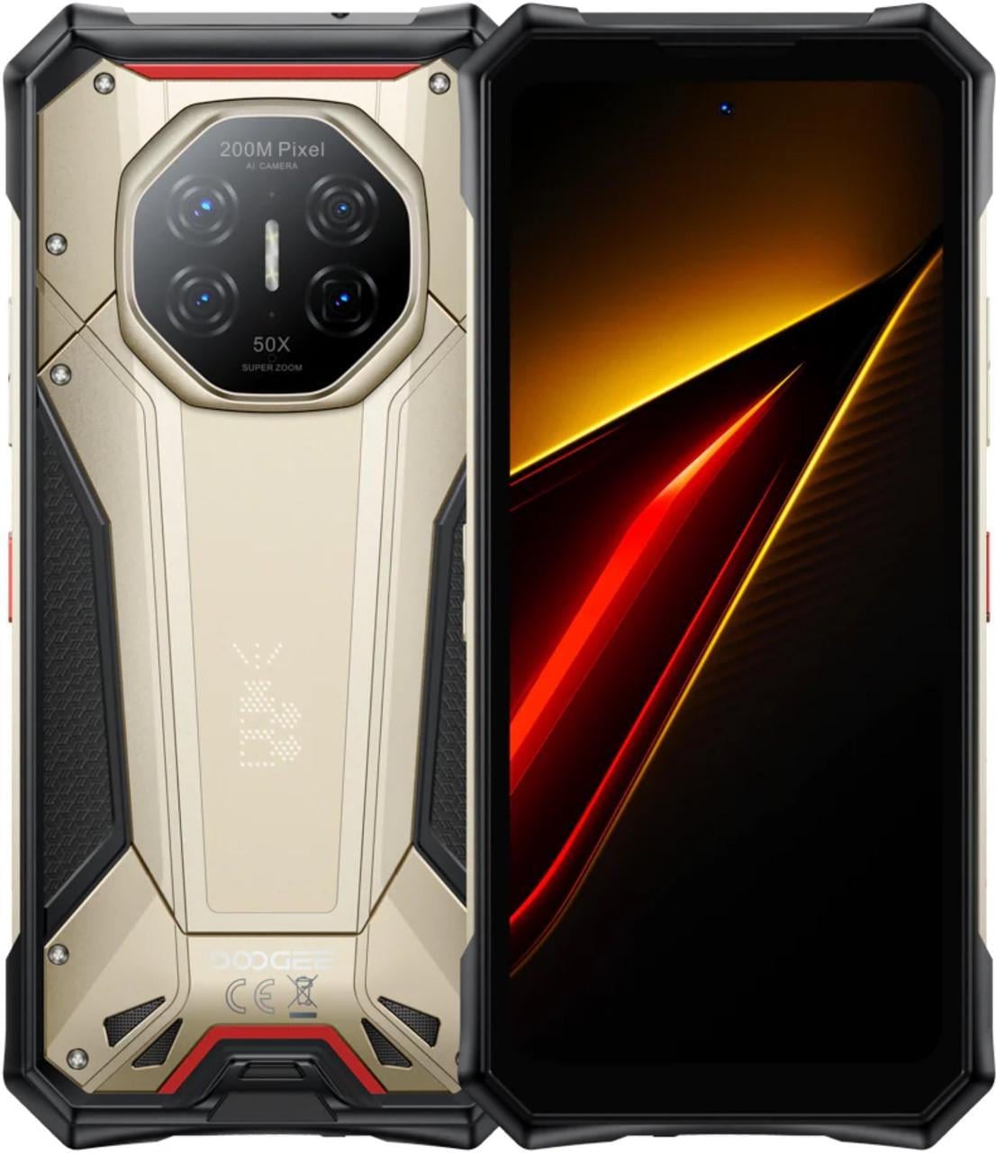 Смартфон Doogee S300 PRO 5G 12/512 Гб Night Vision Global Version Titanium Gold (3046781823)