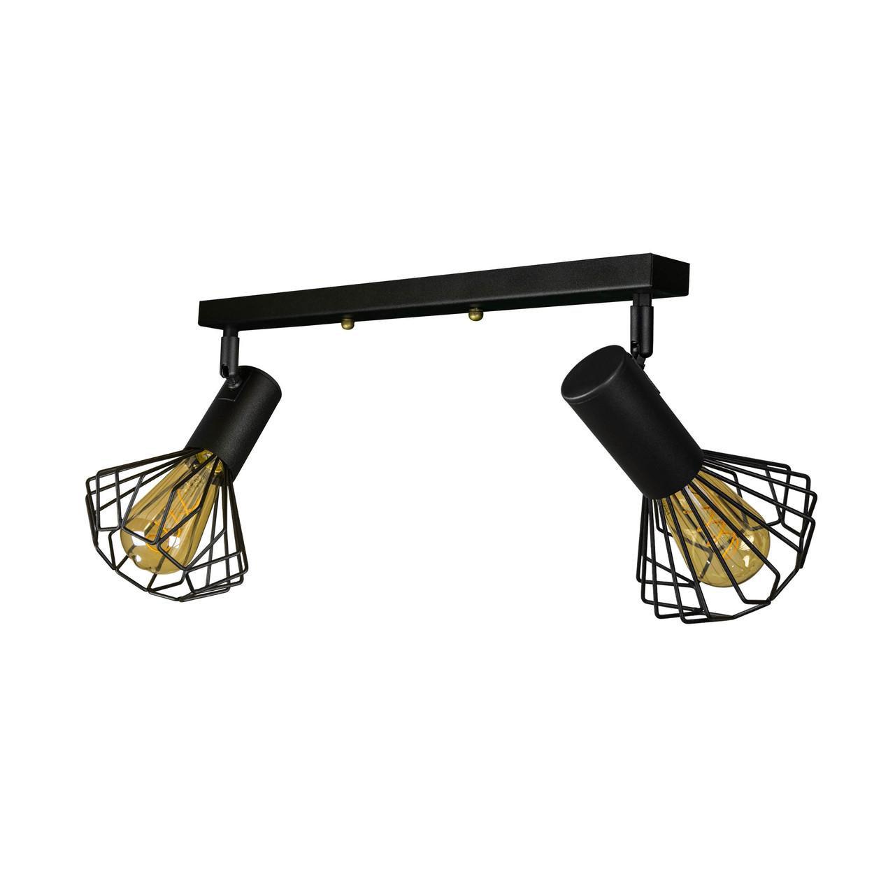 Спот MSK ELECTRIC Diadem под две лампы Е27 Черный (NL 22151-2) - фото 5 Спот MSK ELECTRIC Diadem под две лампы Е27 Черный (NL 22151-2) - фото 5