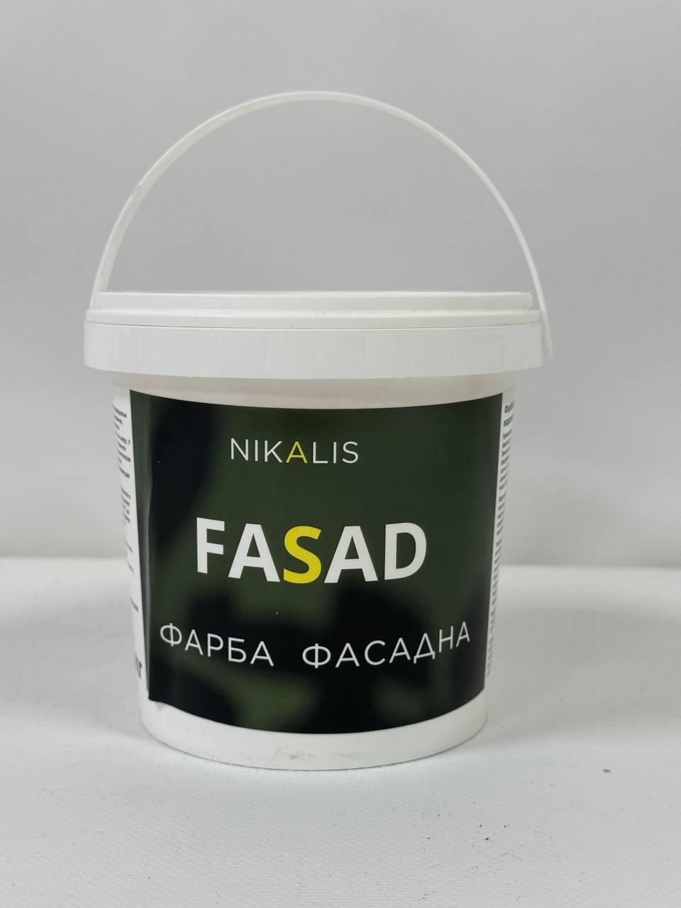 Краска фасадная акриловая Nikalis 5 кг Белый