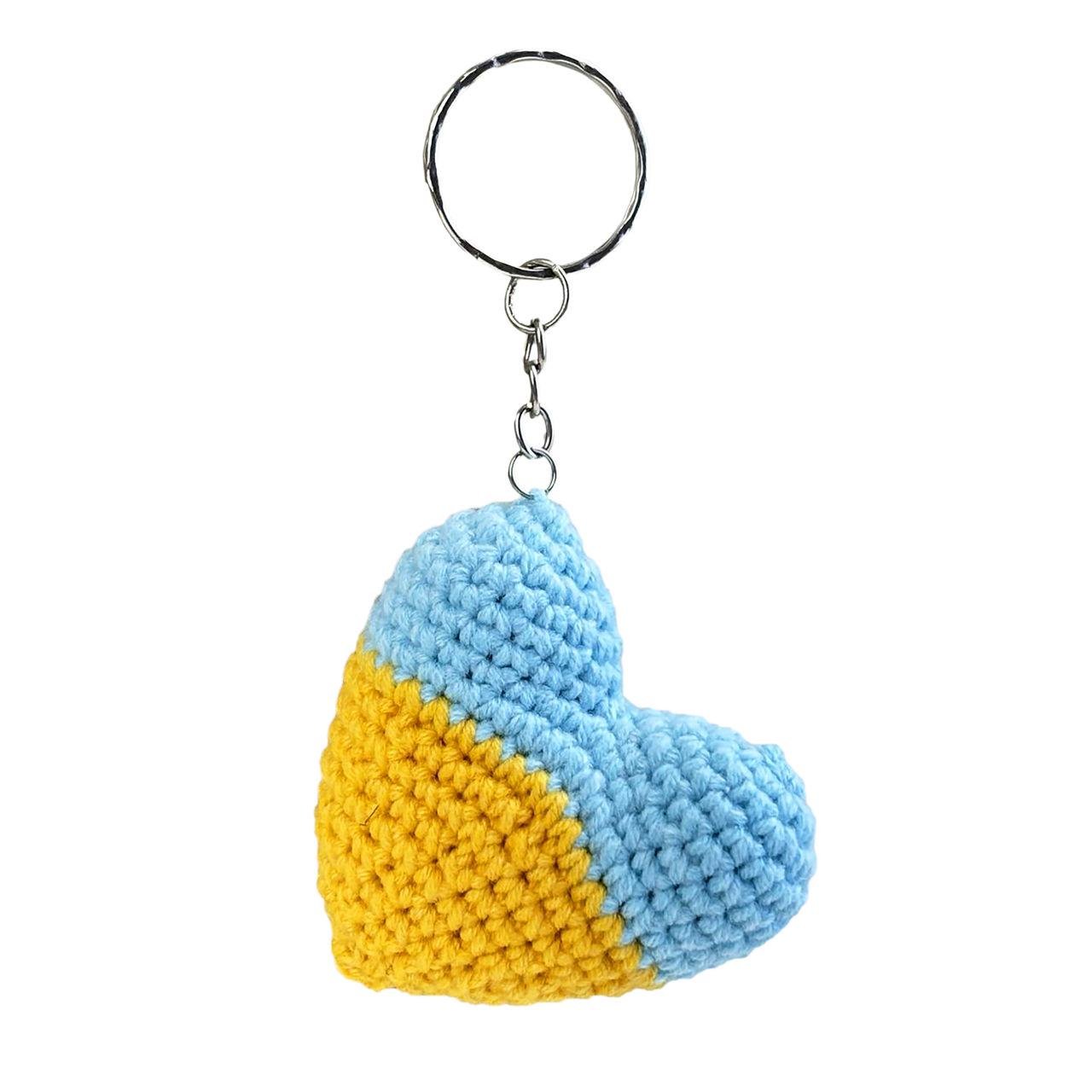 Набір для в'язання гачком серце 0001 Блакитний/Жовтий (161817) - фото 5 Набір для в'язання гачком серце 0001 Блакитний/Жовтий (161817) - фото 5