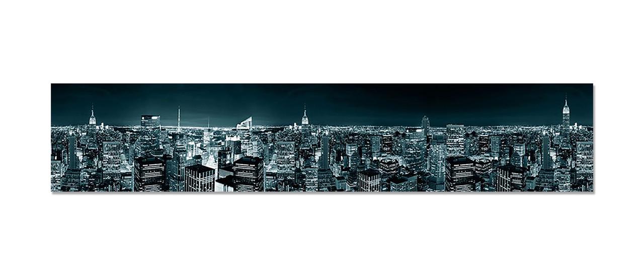 Наклейка виниловая 3D Zatarga Синева ночного города 600х3000 мм (1274514249)