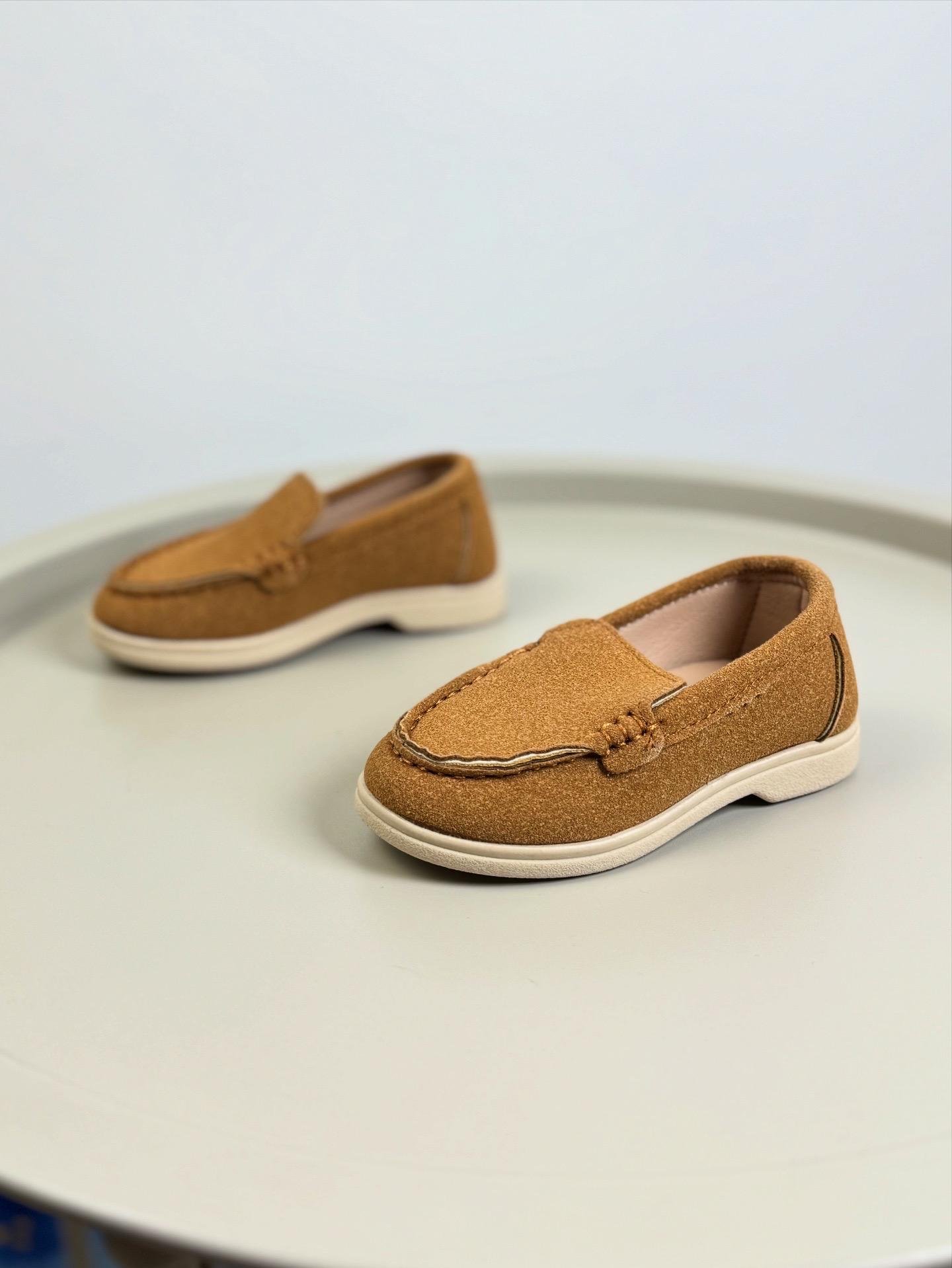 Туфлі-лофери дитячі 1581 унісекс р. 26 Бежевий (28783665) - фото 8