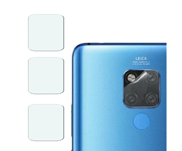 Пленка противоударная гидрогелевая Hydrogel Film для Huawei Mate 20 x на камеру 3 шт. Transparent