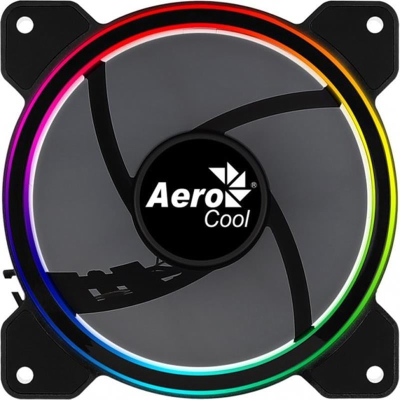 Вентилятор для корпусу AeroCool Saturn 12 FRGB 120 мм Black (ACF3-ST10217.01)