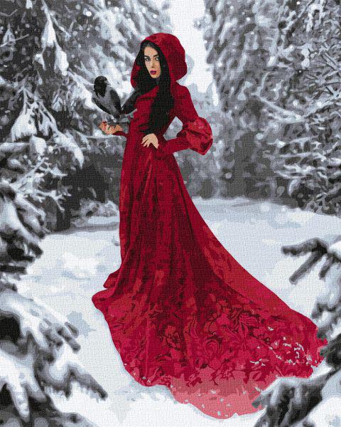 Картина по номерам Идейка Зимняя красавица 40x50 см (KHO4912)