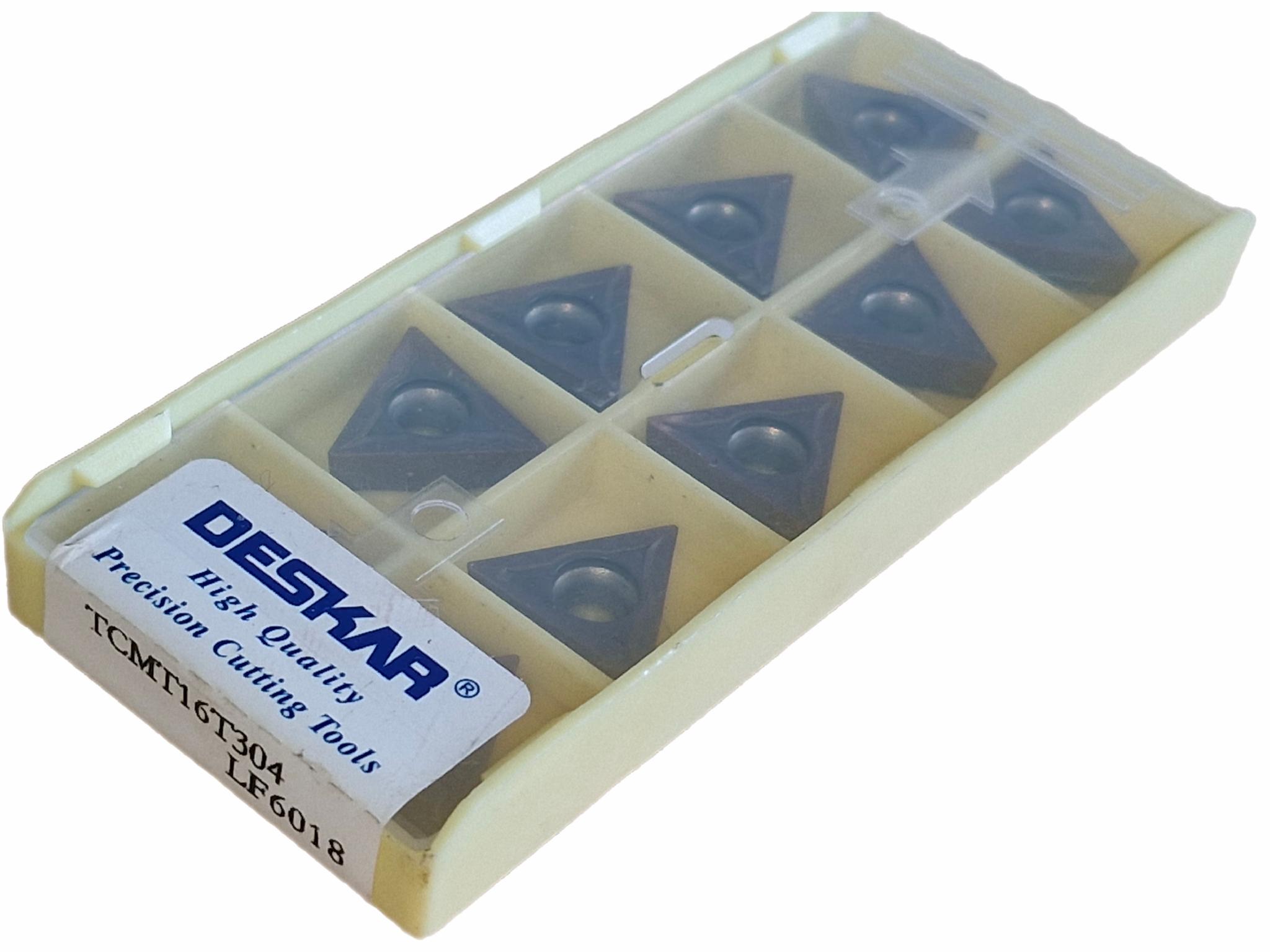 Пластина змінна твердосплавна DES-R TCMT16T304 LF6018 10 шт. (91094437)