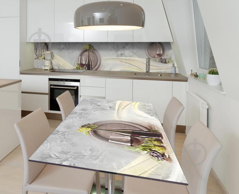 Наклейка 3Д виниловая на стол Zatarga «Мадейра» 600х1200 мм (Z184179st) Наклейка 3Д виниловая на стол Zatarga «Мадейра» 600х1200 мм (Z184179st)