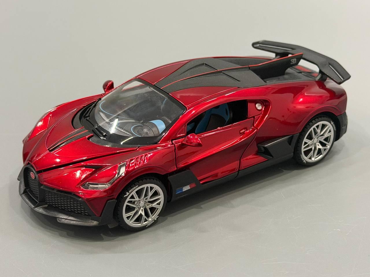 Машина інерційна АвтоСвіт Bugatti відкриваються двері/капо/звук/світло масштаб 1:22 20,5 см Червоний (AP-1978) Машина інерційна АвтоСвіт Bugatti відкриваються двері/капо/звук/світло масштаб 1:22 20,5 см Червоний (AP-1978)