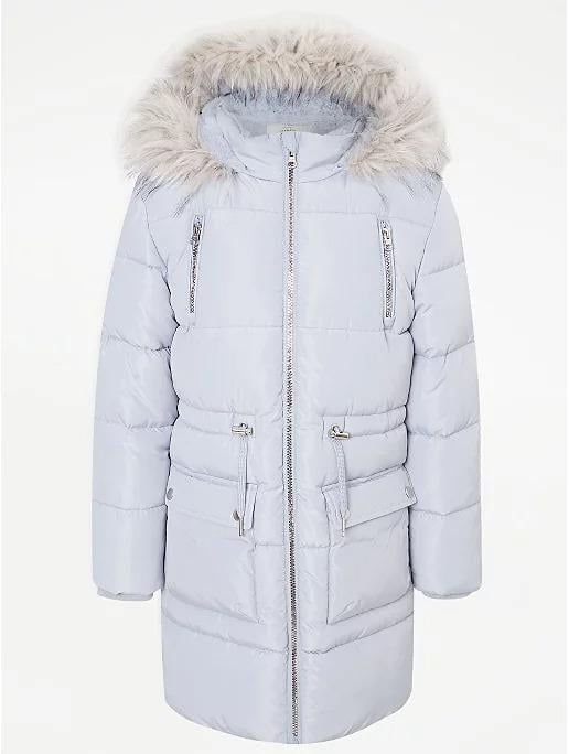Куртка зимняя на меху для девочки George 140 см-146 Blue (303274) Куртка зимняя на меху для девочки George 140 см-146 Blue (303274)