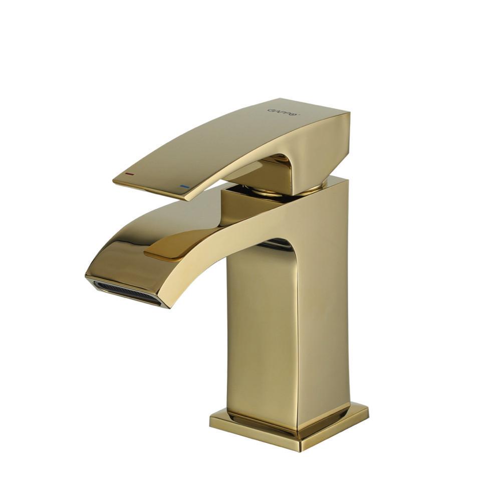 Смеситель для умывальника Gappo G1007-3 Золотой (1832648367)