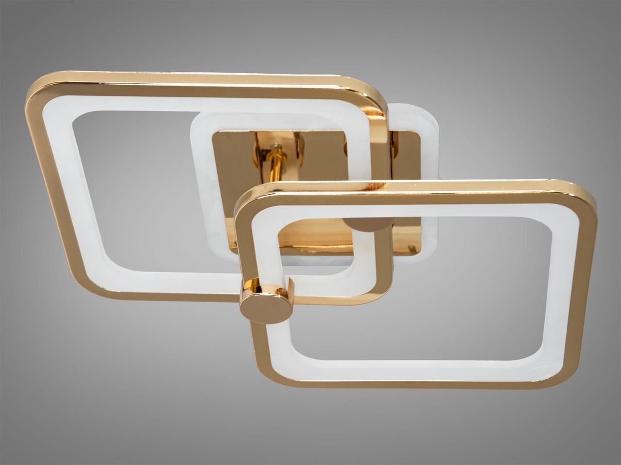 Люстра смарт світлодіодна на кухню 8208-2G-LS 50W на 8 м2 Золотий (2498055996) - фото 4 Люстра смарт світлодіодна на кухню 8208-2G-LS 50W на 8 м2 Золотий (2498055996) - фото 4