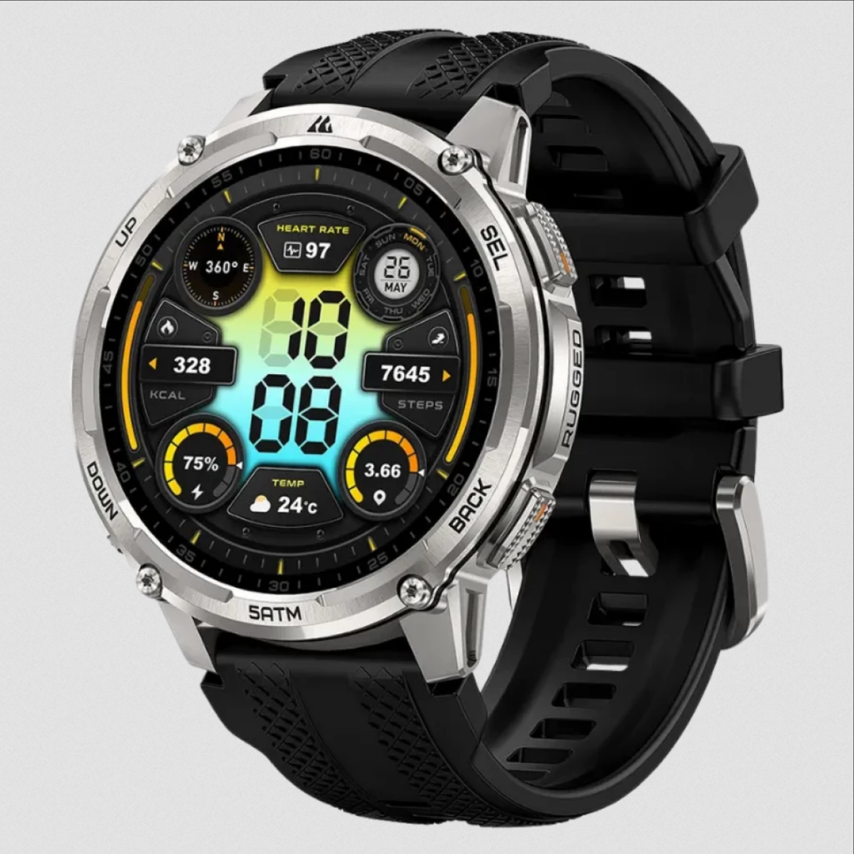 Копия Смарт-часы тактические Kospet Tank T4С Silver