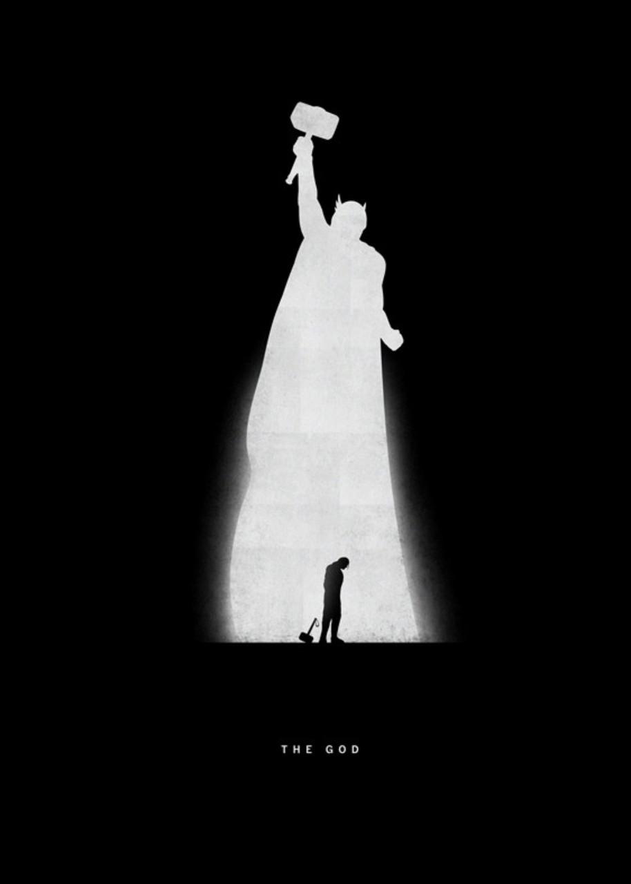 Картина постер Gee! Thor Тор надпись 40х60 см TR.09.066