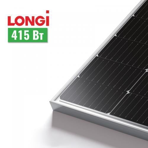 Батарея-панель солнечная Longi Solar LR5-54HIH-410M 415 монокристаллическая Черный (20383023) - фото 3