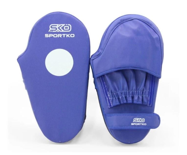 Лапы Sportko ПД4 для кикбоксинга 35х20х5 см пара Синий (6936116105793)