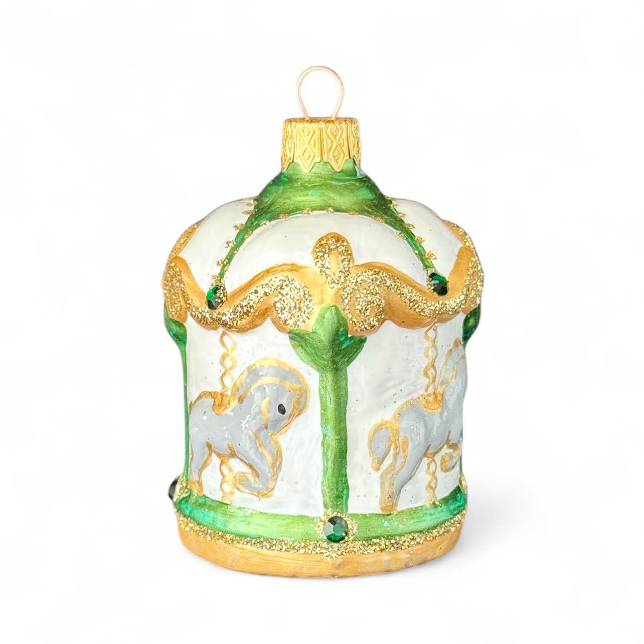 Іграшка на ялинку Карусель зі скла (F-227-2) Іграшка на ялинку Карусель зі скла (F-227-2)