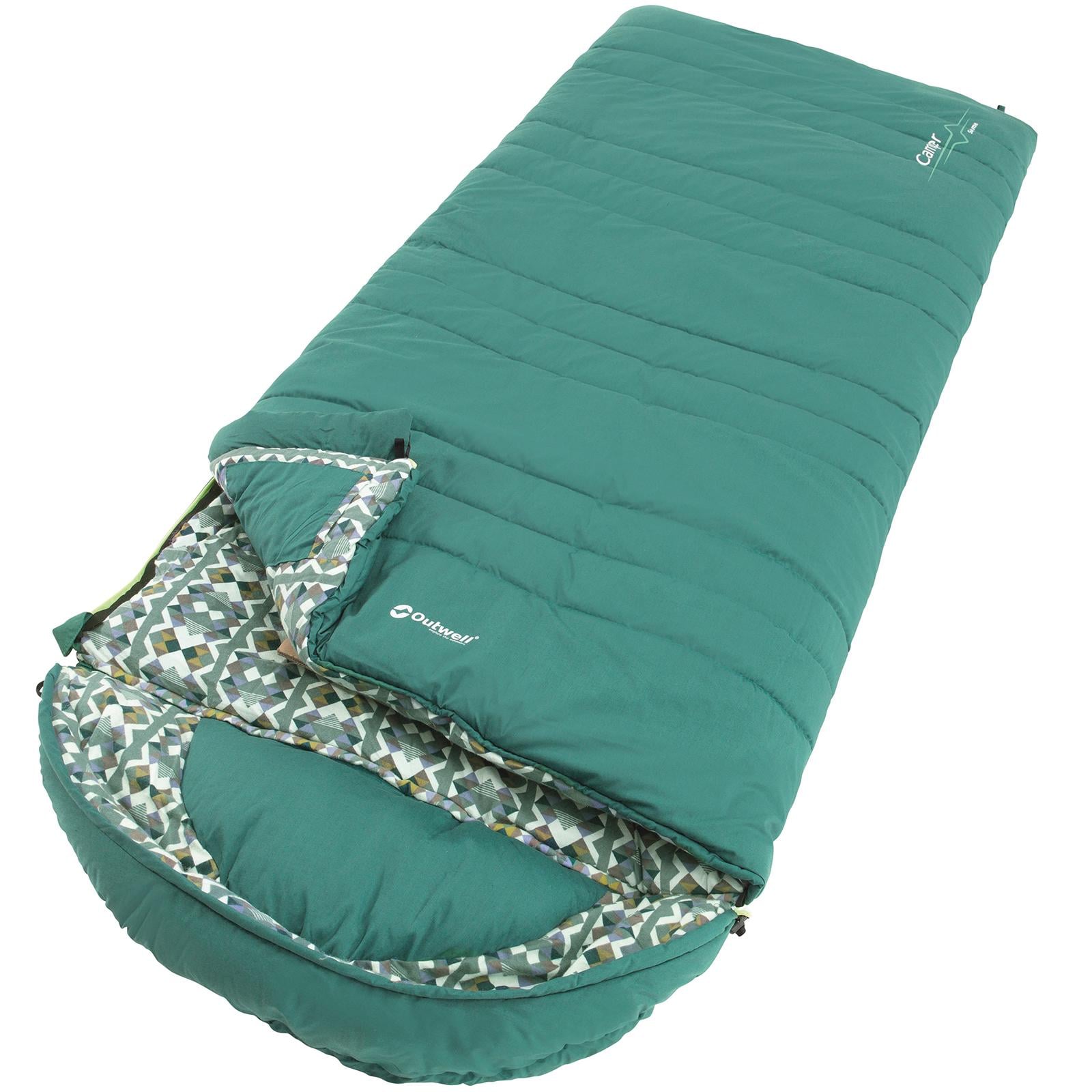 Спальный мешок Outwell Camper Supreme-9 °C left Petrol Blue (230352)