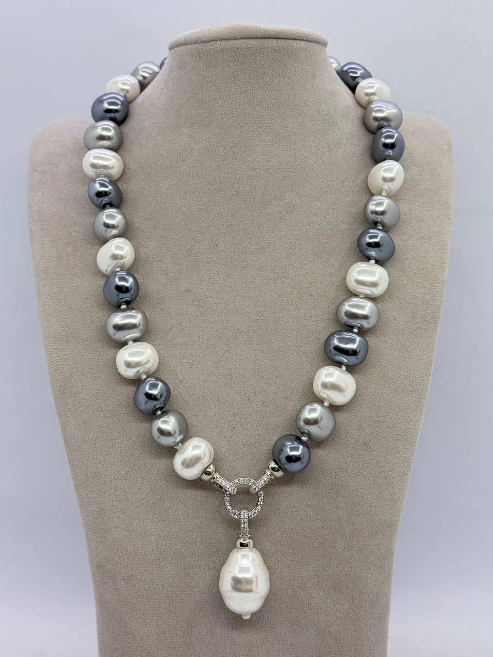 Бусы майорка 47 см Комбинированный (12199)