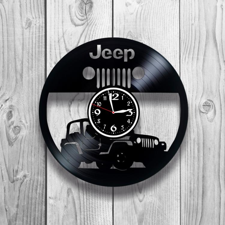 Часы настенные Jeep 0464 из виниловой пластинки