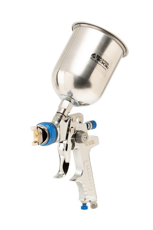 Фарбопульт пневматичний MasterTool HVLP AERO ВАЛБ 600 мл Ø 1,4 мм круглий/плоский факел 170-260 л/хв 3-4 бар (80-8903)