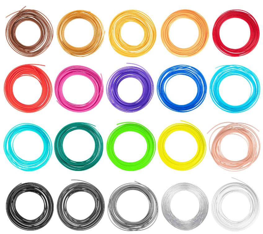 Стержни для 3D ручки 2E PLA 1,75 мм 5 м 20 шт. (iz16643) - фото 2