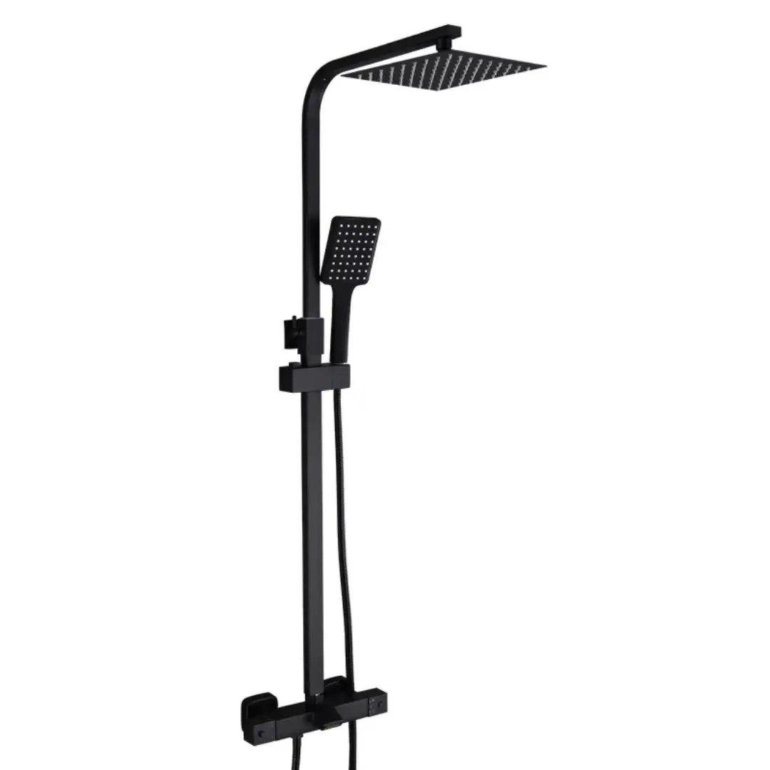 Душова система з термостатом Epelli Cubo Terrmostatic Nero (29505785)